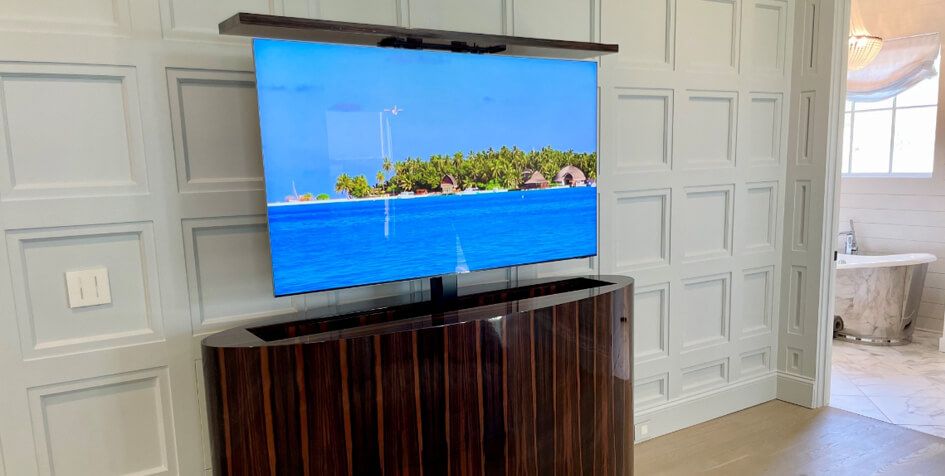 Check out this $1,000 TV that hides in its own suitcase