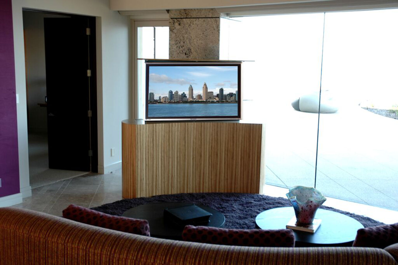 The Coast Custom Retractable TV Stand