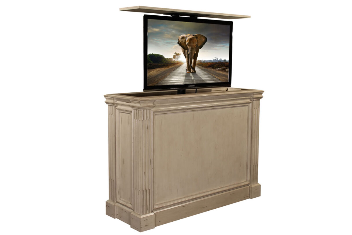 Aqualina End of Bed TV Stand, Custom Crafted