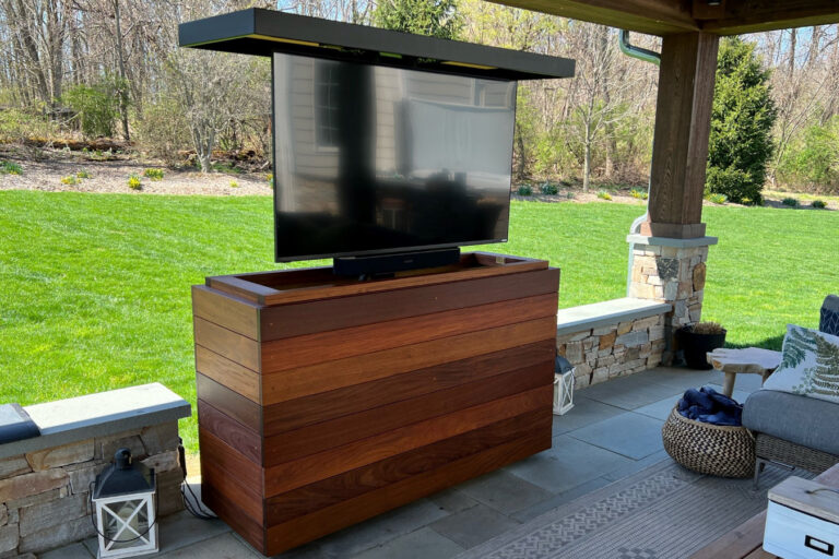 Outside Tv Cabinet Backyard Tv Lift Furniture