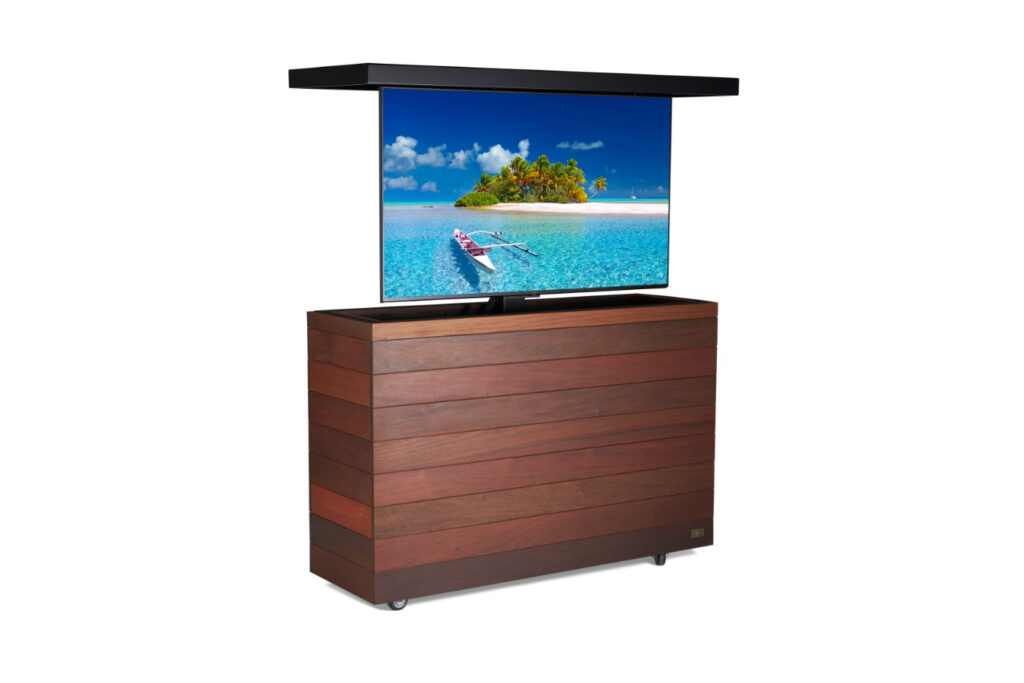 TechTeak 70064 Outdoor TV Lift Cabinet for 65 inch Flat Screen TVs