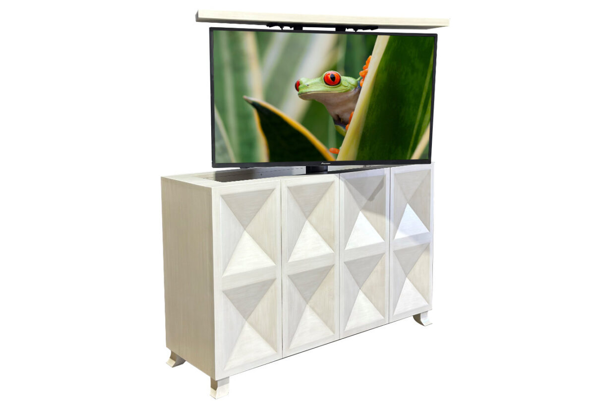 livingroom hidden tv lift cabinet with swivel by cabinet tronix