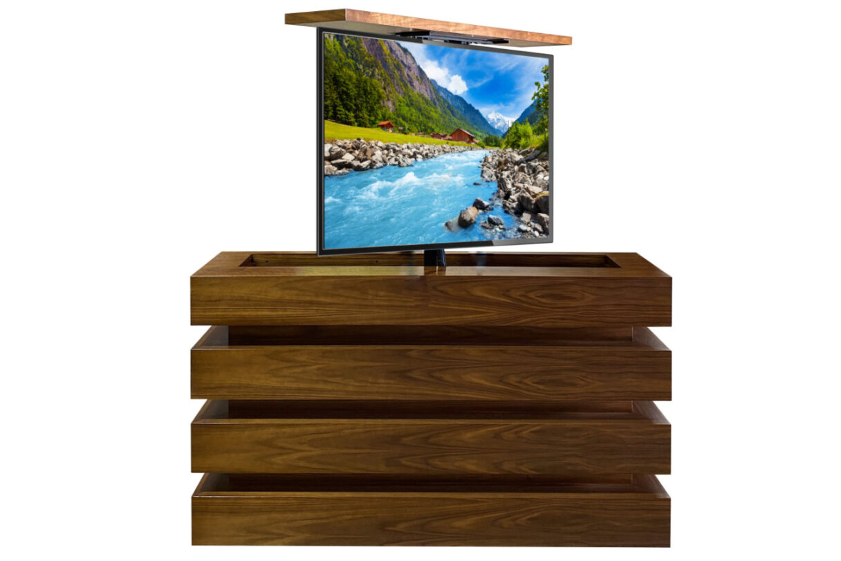 le bloc swivel walnut natural