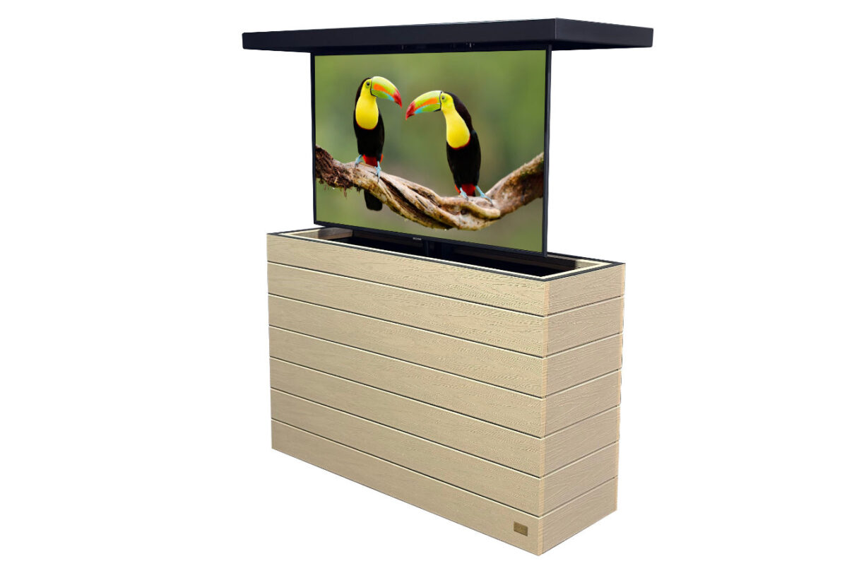 cabinet tronix hidden outdoor waterproof mobile tv lift cabinet